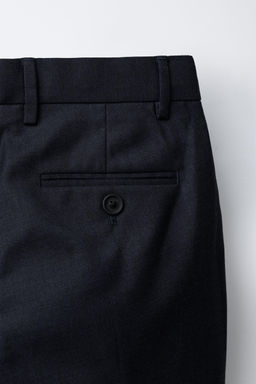 TEXTURED SUIT TROUSERS - Zara фото 4