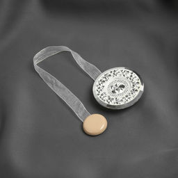 Цена за 2 шт. Подхват для штор «Букет», d = 6 см, цвет белый