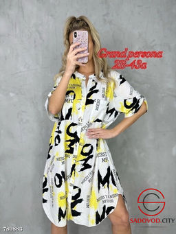 Женское платье рубашка