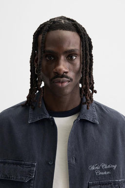 UTILITY EMBROIDERED POCKET SHIRT - Zara фото 7