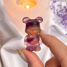 Фигурка Мишка "Bearbrick" из Флюорита