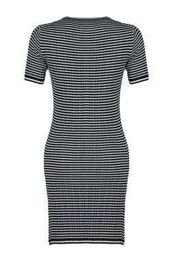 Siyah Mini Triko Cizgili Basic Elbise TWOSS24EL00246 - Trendyolmilla фото 9