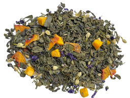 КамлёвЪ Зеленый крупнолистовой чай Персик-Маракуйя, 500 г