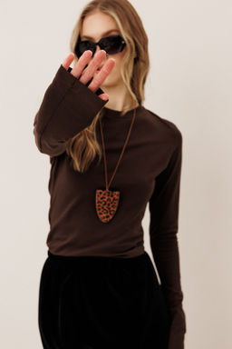 Джемпер GO F1023/23-03.170-176 коричневый  фото 3