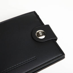 Портмоне мужское на магните, отдел для карт, монет, чёрное