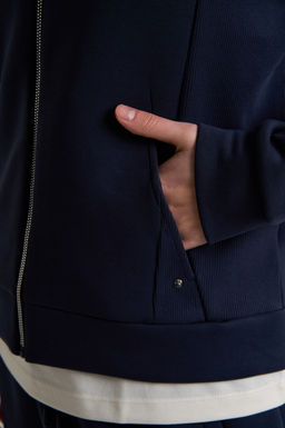 Толстовка на молнии Синий ANTA TRN Knit Track Top