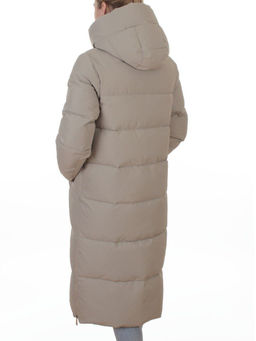 L667 BEIGE Пальто зимнее женское (200 гр. холлофайбер) - Fashion фото 6