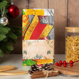 Набор кухонных полотенец Доляна Новогодние игрушки 35х60см-2шт, 100% хл фото 2