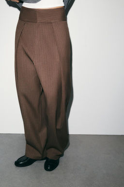 BALLOON PLEAT TROUSERS - Zara фото 14