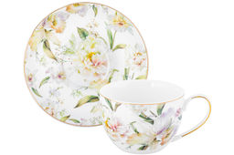 Чайная пара 4 пр. 250 мл 12,5*9*6,5 см "Корнелия", NEW BONE CHINA