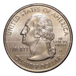 Монета 25 центов 2001 года D Штаты и территории - Вермонт