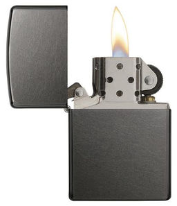 Зажигалка ZIPPO с темно-серым покрытием | Gray Dusk 28378  фото 3