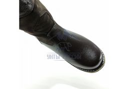 Мини-монголки мужские коричневые, войлочная подошва,