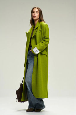Пальто-макси из вареной шерсти Grinch - Erist store фото 6