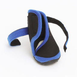 Ботинки высокие для больших собак, набор 4 шт, размер XS (подошва 7 х 5,1 см), чёрно-синие - Simaland фото 11