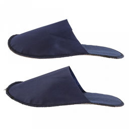 Тапочки одноразовые Standart 37-42рр, спанбонд, подошва - пенополиэтилен, s5мм, 60мкм, с закрытым мысом, легкие, синий, индивидуальная упаковка, SMZ (Россия) - Домашняя мода фото 4