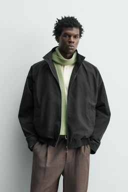 CAZADORA BOMBER RELAXED FIT / Negro - Zara фото 2