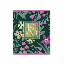 Цена за 5 шт. Тетрадь общая ученическая ErichKrause Floral Soul, 48 листов, клетка, ламинация soft-touch+выборочный УФ-лак_MIX-PACK  фото 6