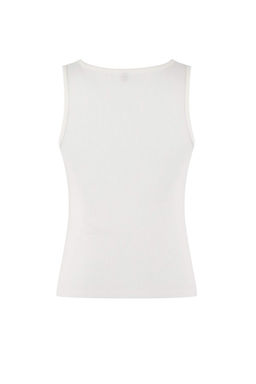 Wardrobe Essentials-Gri Melanj Fitted/Vucuda Oturan C?tc?tl? Esnek Orme Bluz TWOSS26BZ00073 - Trendyolmilla фото 4