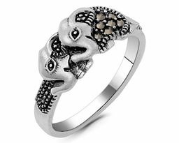 Кольцо, марказит, SL-AGA1648