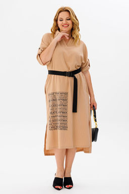 Платье Michel Chic 2167 бежевый