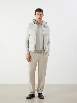 Standart Kal?p Kap??onlu Erkek ?i?me Yelek