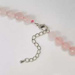 Бусы из Розового кварца огранка 60 см +