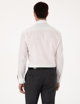 Beyaz Slim Fit Uzun Kollu G_mlek - Cacharel фото 5