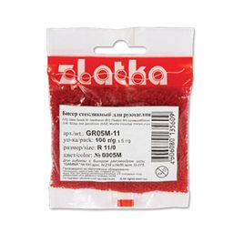 Бисер Zlatka GR 11/0 (0101-0121A) 100 г  фото 3
