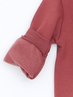 Bisiklet Yaka Uzun Kollu Bask?l? K?z Bebek Sweatshirt 2li - Waikiki фото 3