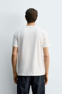 BASIC SLIM FIT T-SHIRT - Zara фото 3