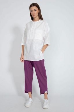 Льняная рубашка 4081 - Kivviwear фото 3