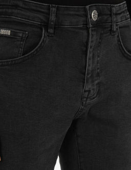 Antrasit Slim Fit Jean Pantolon