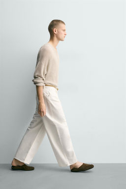 JEANS WIDE FIT / Blanco - Zara фото 6