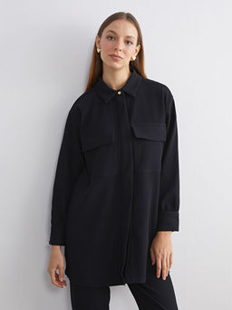 Oversize Kadife Kad?n G?mlek Tunik