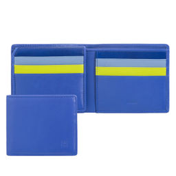 Итальянский мужской кошелек DuDu серии Plinio | васильковый