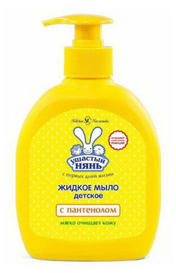УШАСТЫЙ НЯНЬ жидк.мыло 300мл с Пантенолом