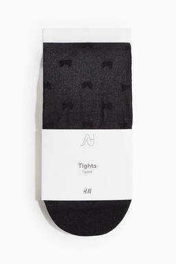 Medias con estampado de lazos - H&m фото 4