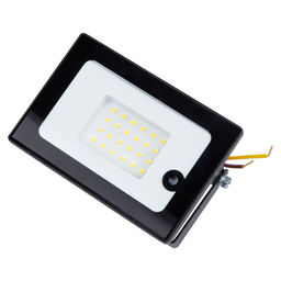 ULF-Q518 30W/6500K SENSOR IP65 220-240V BLACK Прожектор светодиодный с датчиком движения и освещенности. Дневной свет (6500K). Корпус черный. TM Volpe