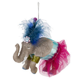 Украшение новогоднее "Слон", L11 W7 H11,5 см