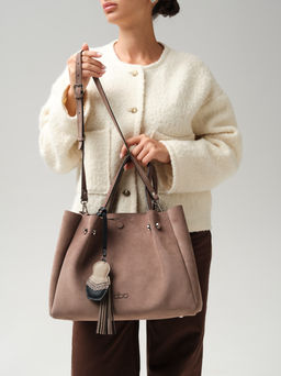 Замшевая сумка Vasilisa DBR 31210 капучино  фото 5