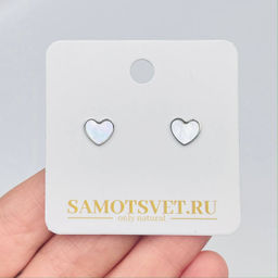 Серьги-пусеты из Перламутра