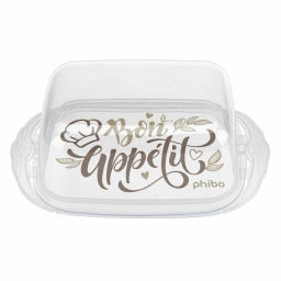 Цена за 2 шт. Масленка с декором 18,9*11*6,9см