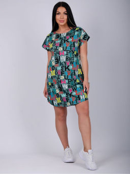 Туника "Душечка" алфавит, трикотаж