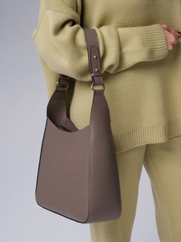 Кожаная сумка Azaro 31027 тауп