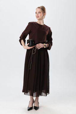 Платье NIKVA н740-24 шоколад
