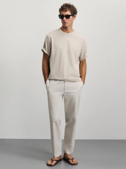 Футболка из смесового хлопка / Zarina  фото 2