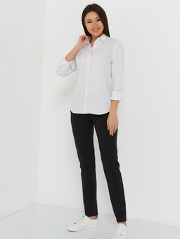 Блузка женская дл. рук. KATHARINA KROSS KK-B-003B-белый.принт-1  фото 2