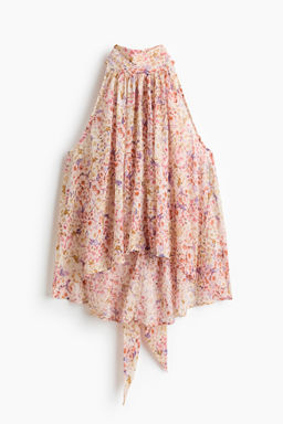 Tie-detail chiffon top - H&m фото 2