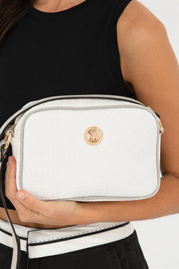 Женская белая сумка через плечо Неожиданная скидка в корзине - U.s. polo assn фото 2